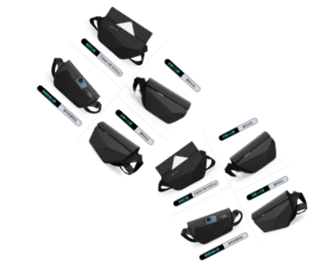 Cycling To Work - マーク・ライデン クロスボディバッグ、防水仕様、タブレット・パソコン用、携帯電話用、サイクリングや仕事に最適な機能的なバッグ、ファッションブランド、メンズチェストバッグ。