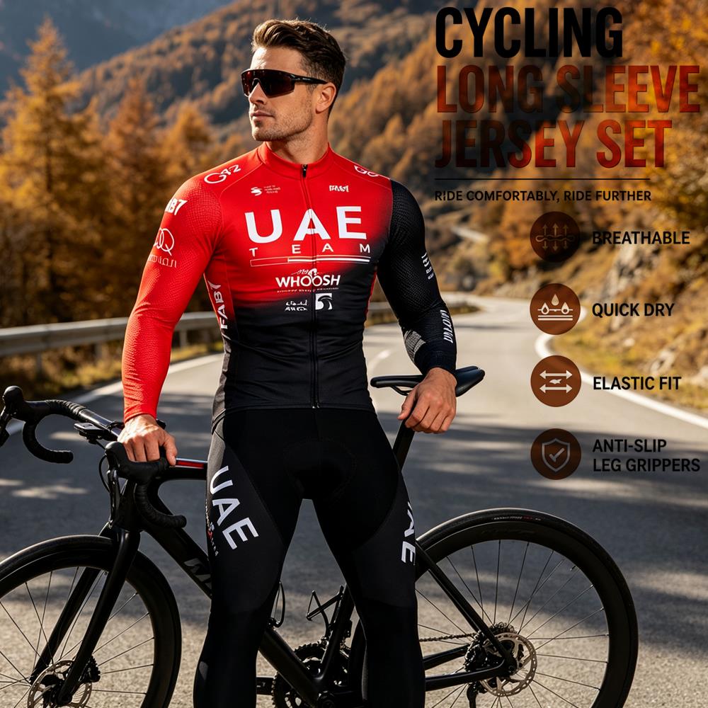春夏用長袖サイクリングジャージセット、ビブパンツ、サイクリン - Cycling Commuter Trousers のレビューと価格