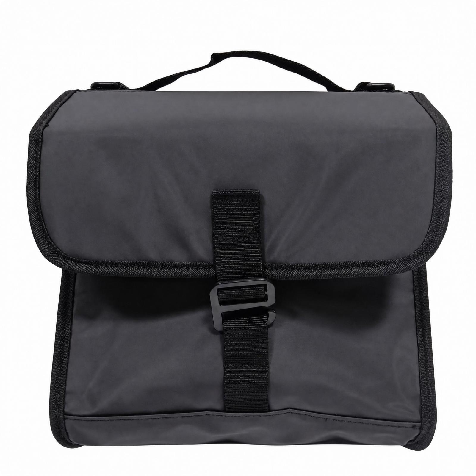 自転車用フロント収納バッグ。ナイロン素材、5L容量。上部に持 - Cycling Commute Essentials のレビューと価格