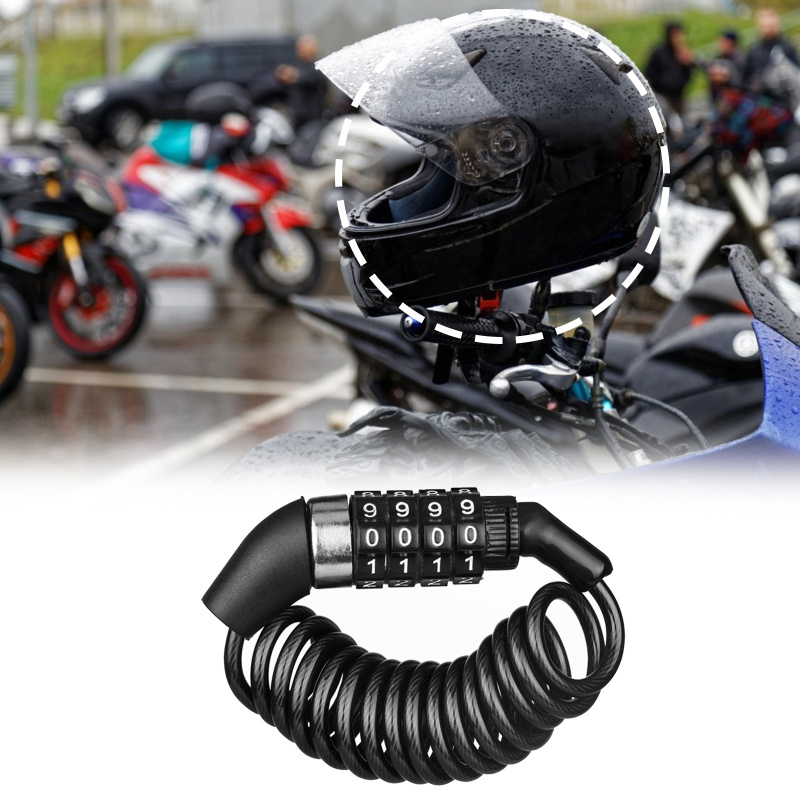 バイク・自転車用盗難防止チェーン 4桁パスワード式コンビネー - Chain Lock Combination のレビューと価格