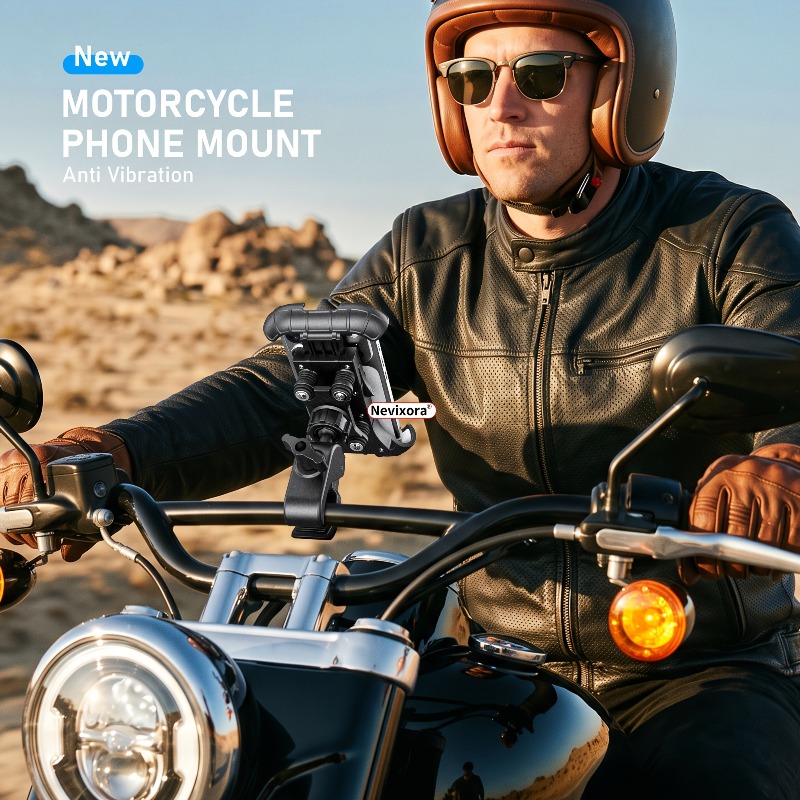 防振機能付きのバイク用スマートフォンホルダー。カメラにも対応 - Commuter Bike Lock のレビューと価格