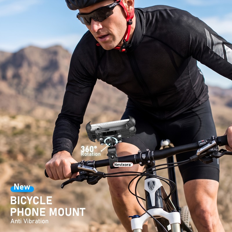 防振機能付きのバイク用スマートフォンホルダー。カメラにも対応 - Commuter Bike Lock のレビューと価格