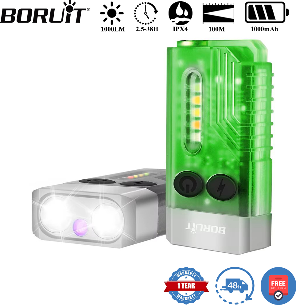 BORUiT V10 キーホルダー UV LED EDC 蛍 - Cycling To Work のレビューと価格