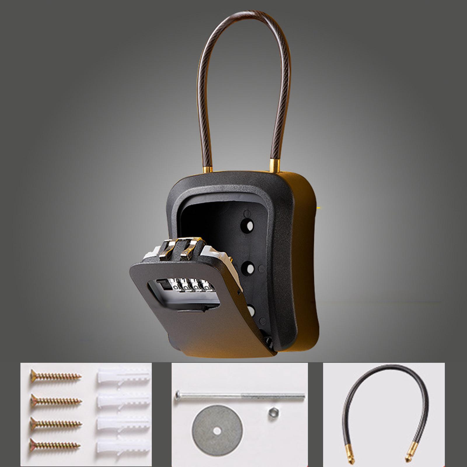 4桁の組み合わせのキーロックボックス,取り外し可能なチェーン - Chain Lock Combination のレビューと価格
